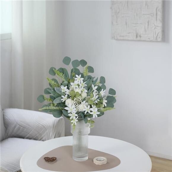 Artificial Greenery Stems Box Set(Pack of 65pcs) with 8‎ Kinds of Faux Plants - Picture 4 of 6